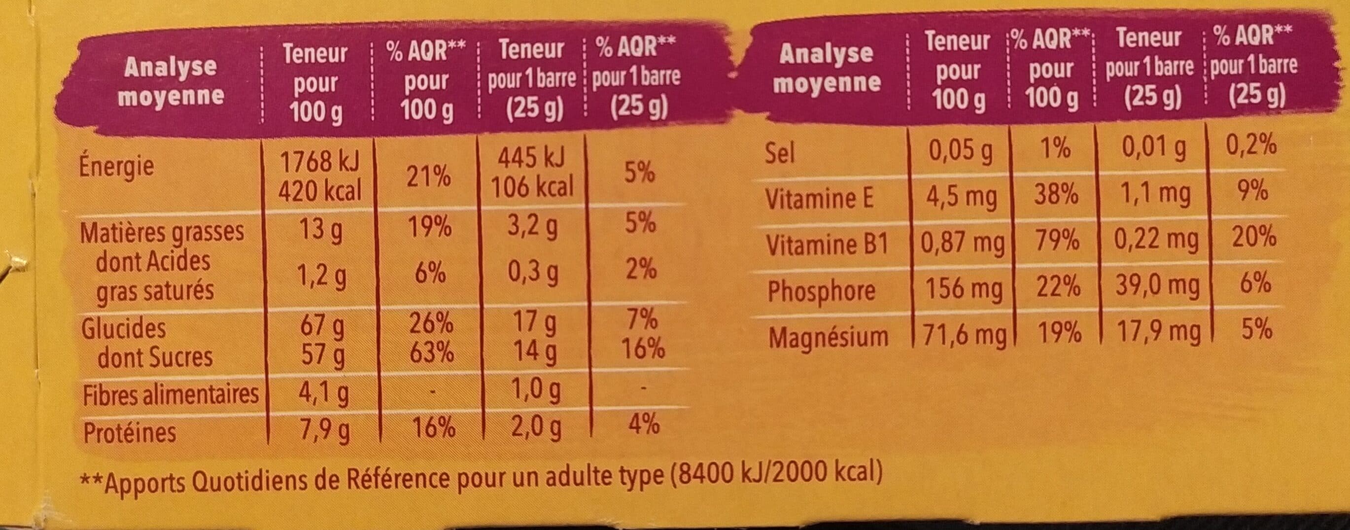 Gerblé Barre amande packshot