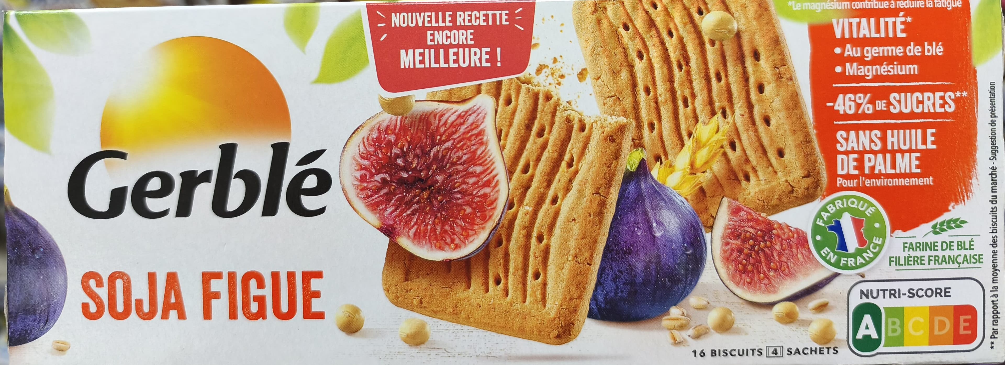 Gerblé Biscuits Soja Figue packshot