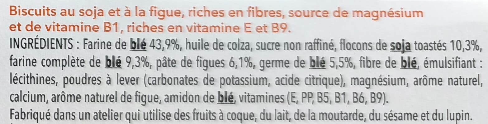 Gerblé Biscuits Soja Figue packshot