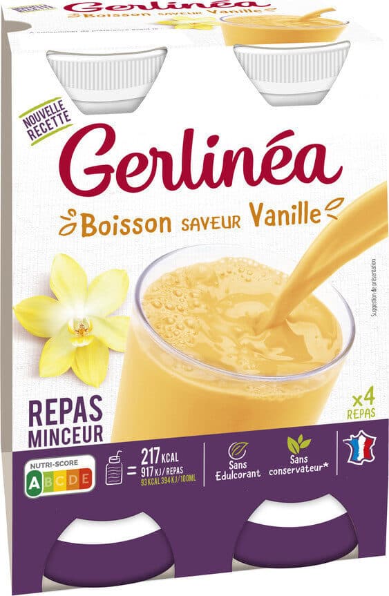 Gerlinéa Boisson saveur Vanille packshot
