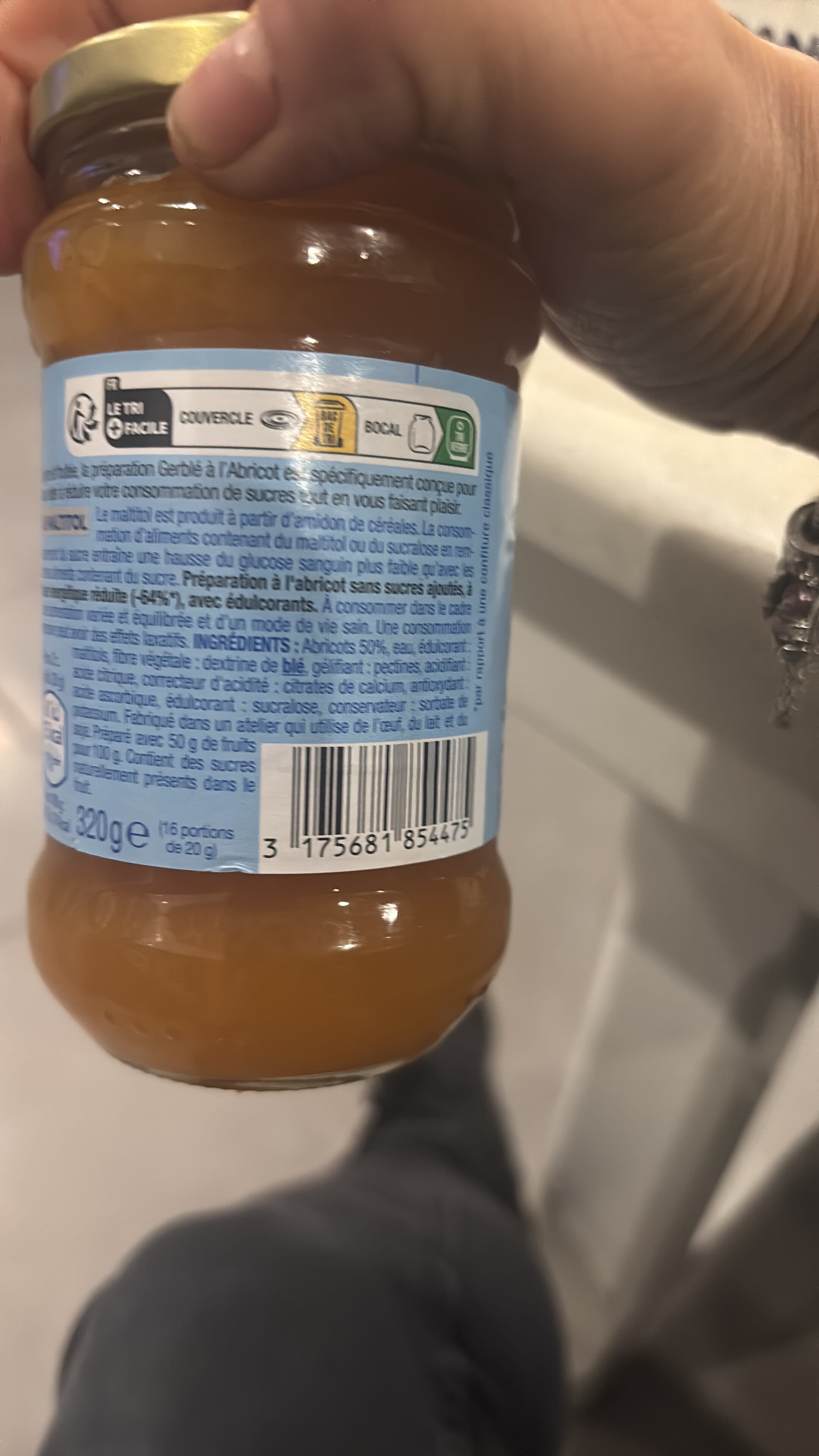 Gerblé Gerblé - No Sugar Added Apricot Jam, 320g (11.3oz) packshot