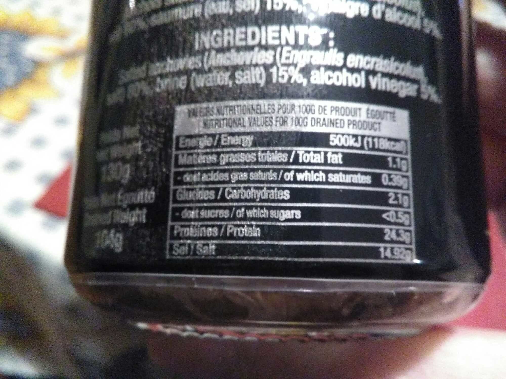 la Monégasque Anchois en saumure vinaigrée packshot