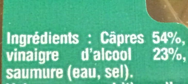 La Monegasque Câpres au vinaigre packshot