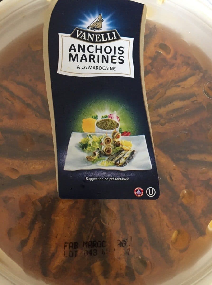 Open Food Facts Anchois marinés packshot
