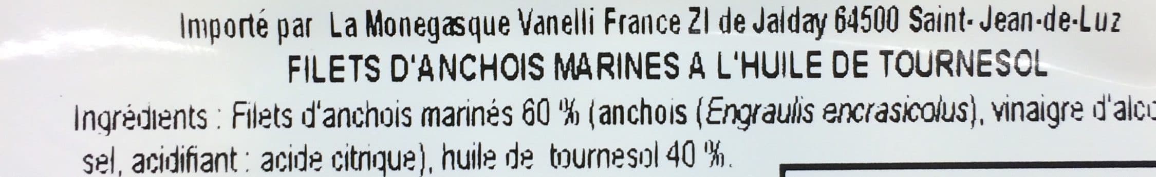 Fan De Bagbecue Filet d anchois marinés nature packshot