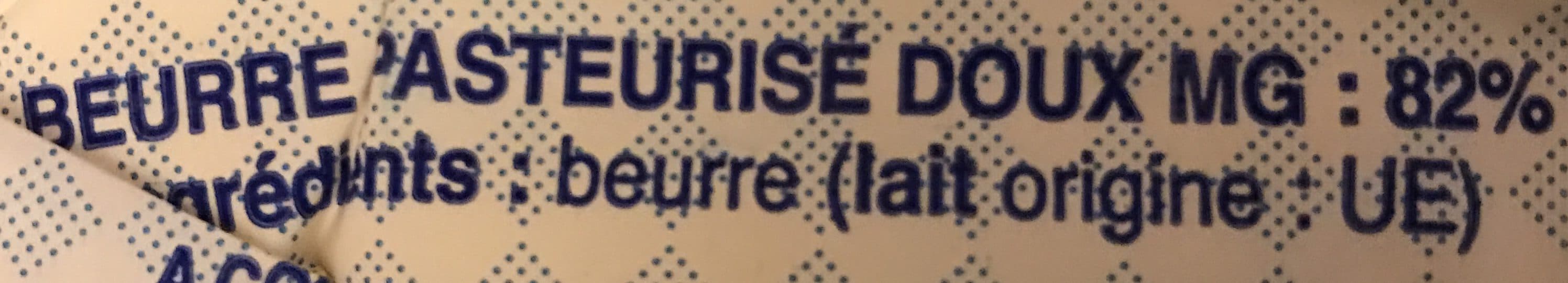 Beurrerie Devilloise Beurre doux packshot