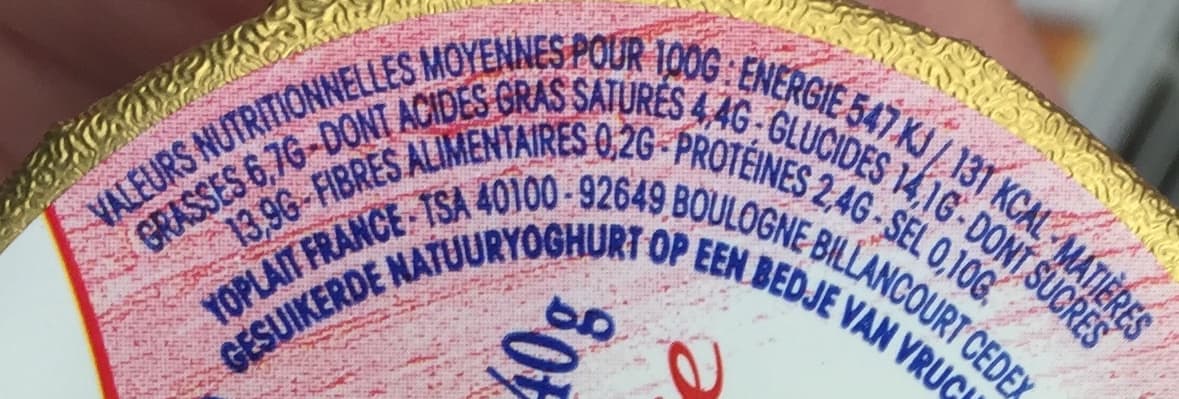 Saveur d'Autrefois Saveur d'Autrefois, Yaourt sur lit de fraise packshot