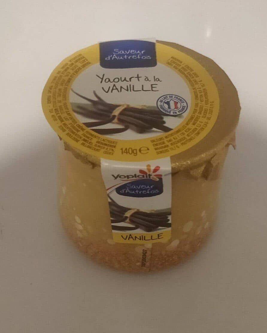Yoplait Yaourt vanille saveur d’autrefois packshot