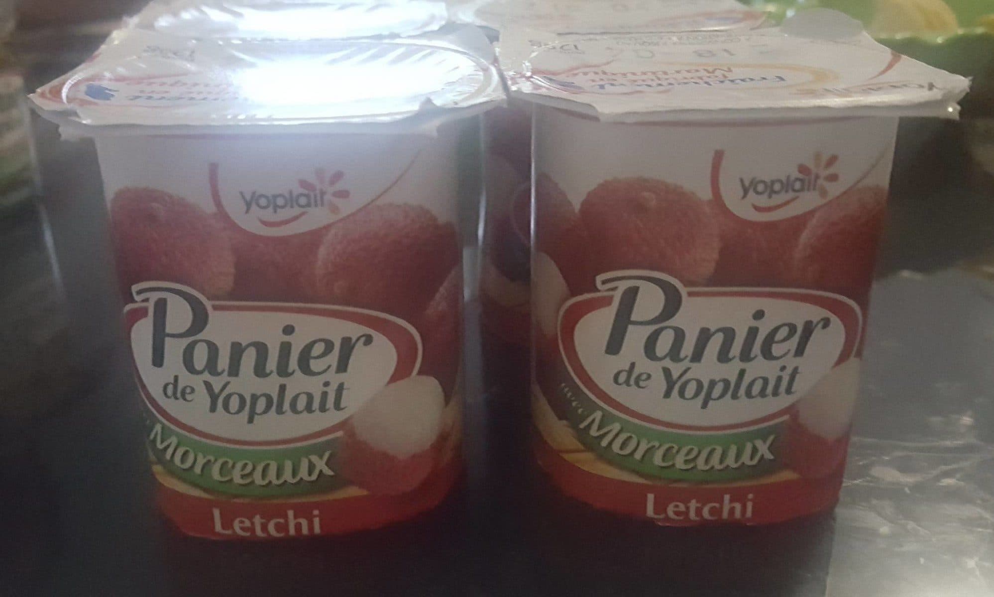 Yoplait panier de yoplait letchi packshot