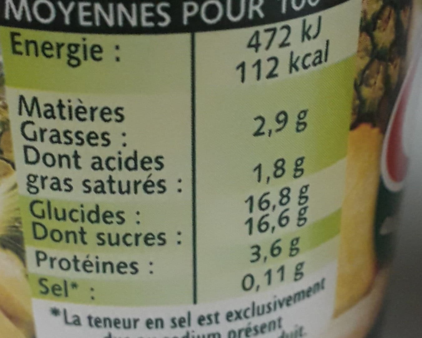 Yoplait Panier d'Ananas packshot