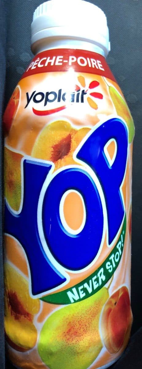 Yoplait Yop Pêche-Poire packshot