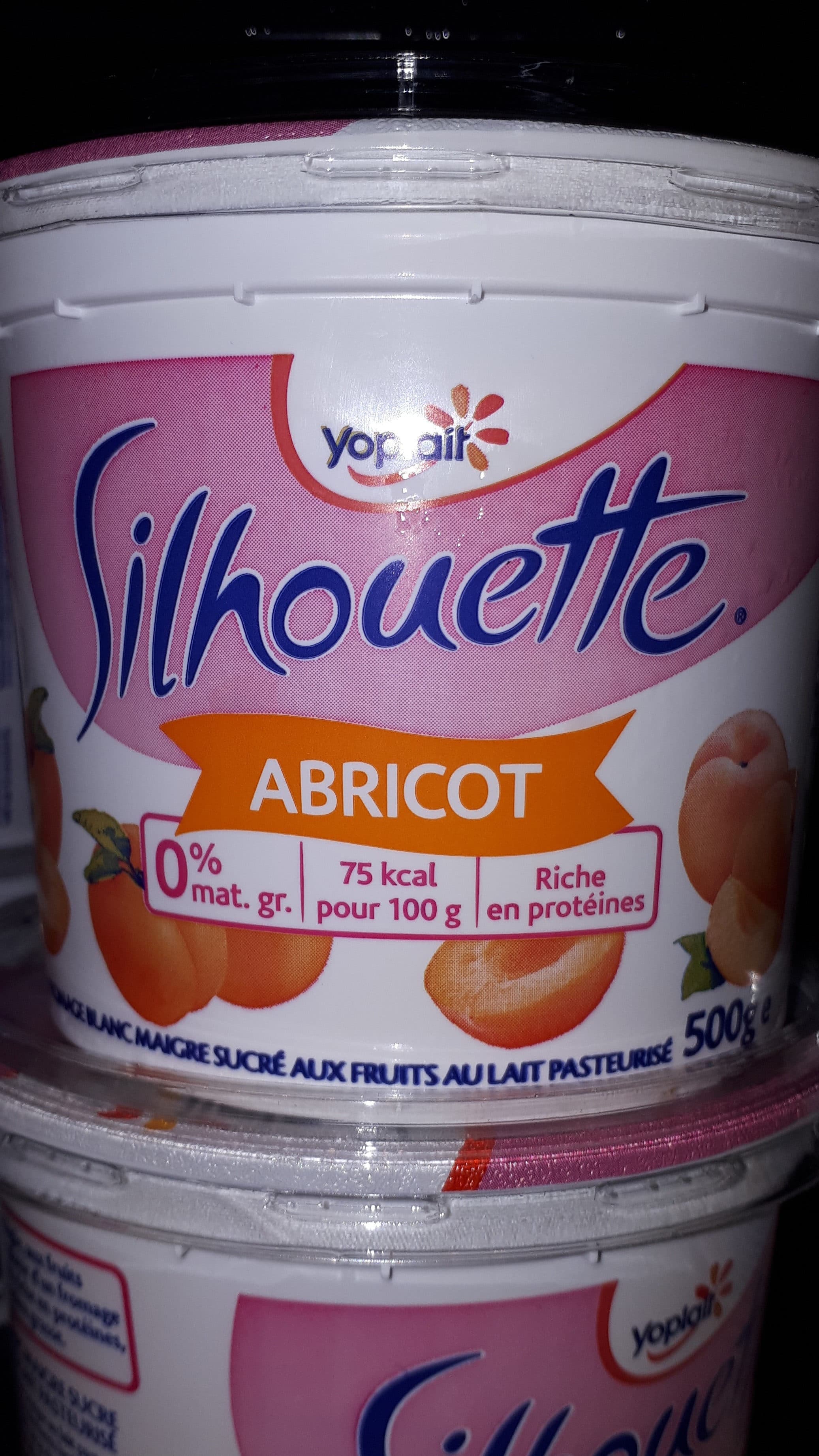 Yoplait Yoplait Silhouette Abricot 0% packshot