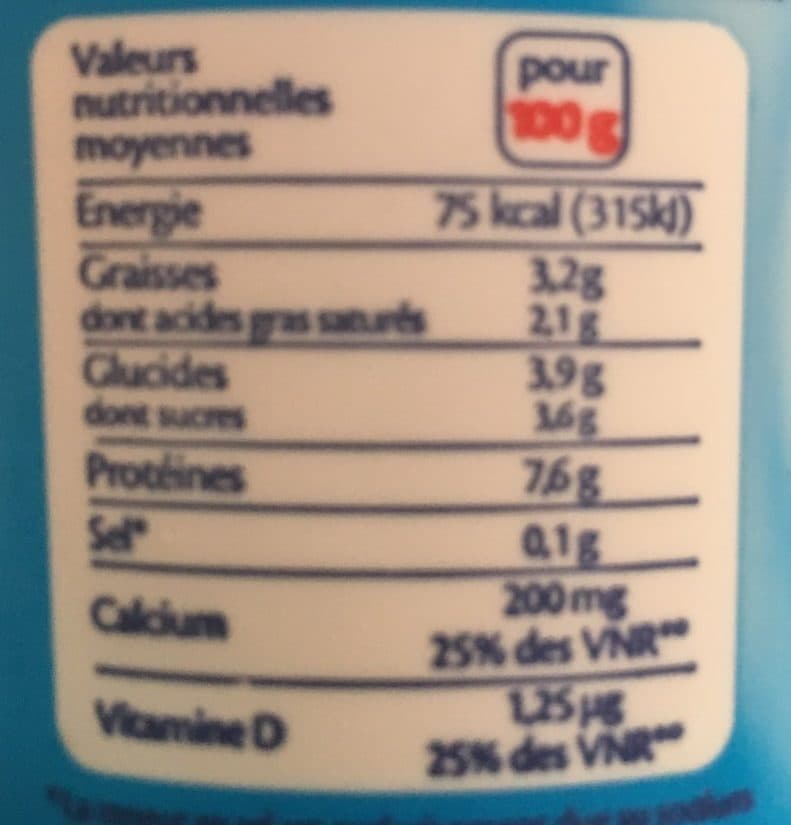 Yoplait Calin - Fromage Blanc nature packshot