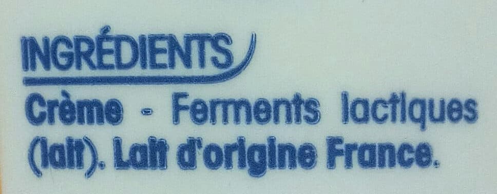 Yoplait Crème fraîche Entière 30% de M.G packshot