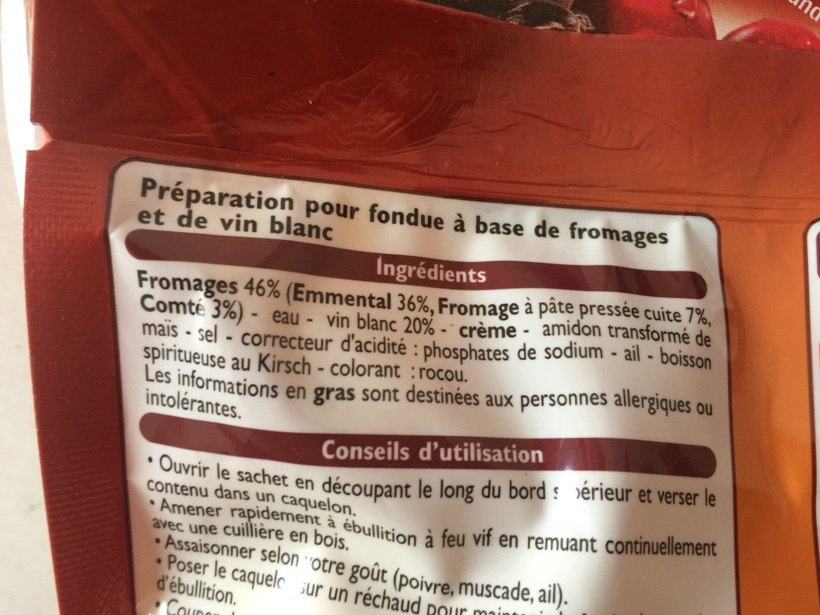 Leader Price Fondue packshot
