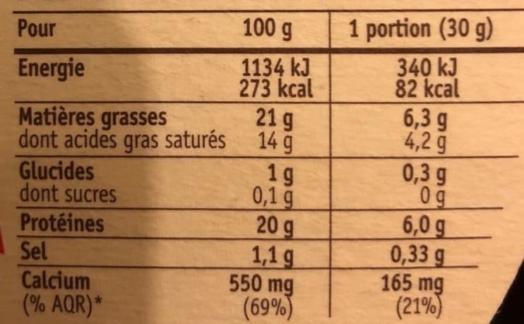 Cœur de Lion Camembert Sel Réduit de 25% packshot