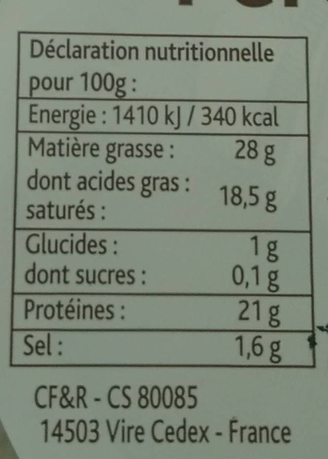 Cf&R Tomme Père Eugène packshot