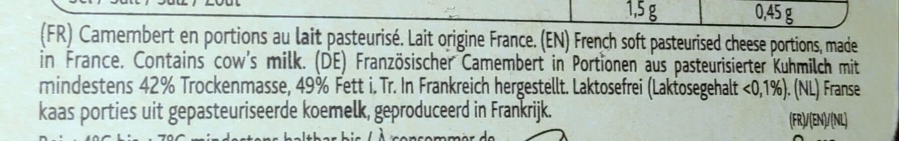 CF&R Camembert Le Rustique packshot