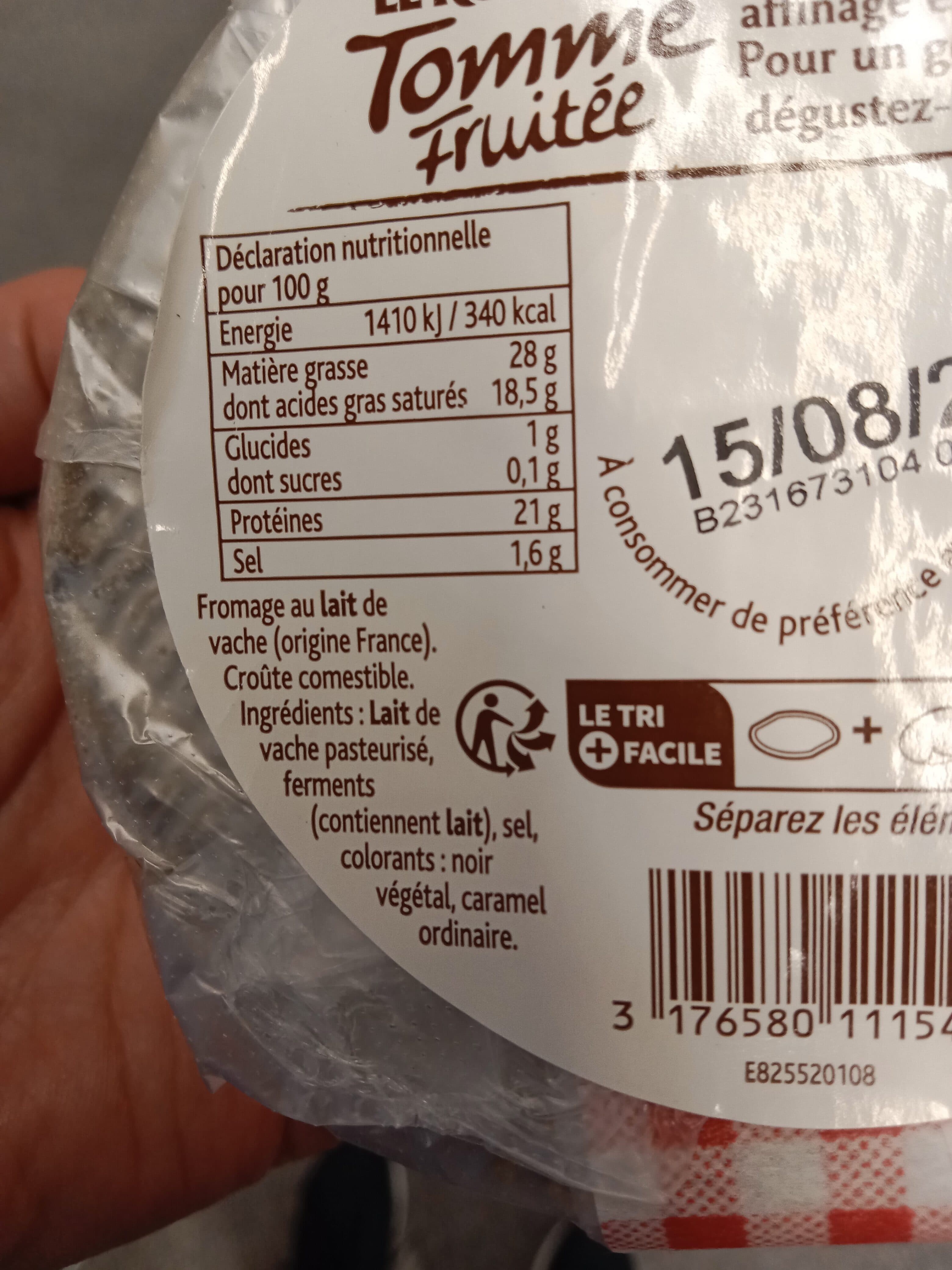 CF&R Tomme Fruitée packshot