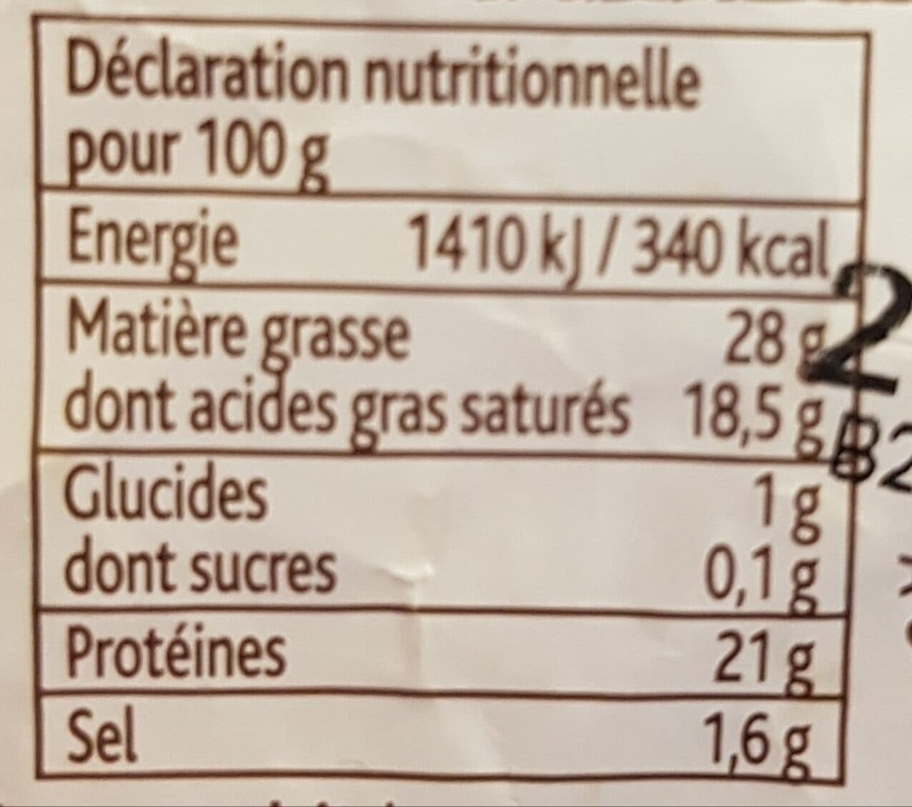 CF&R Tomme Fruitée packshot