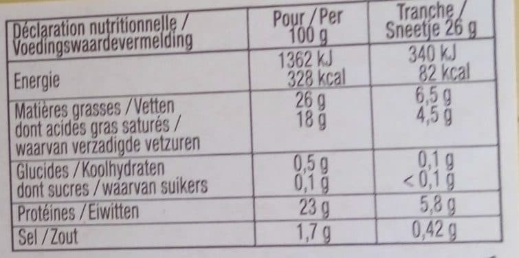 Richesmonts La Raclette Classique (+ 10 % gratuit) packshot