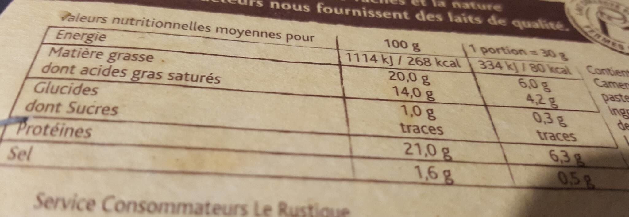 Le Rustique Camembert le rustique packshot