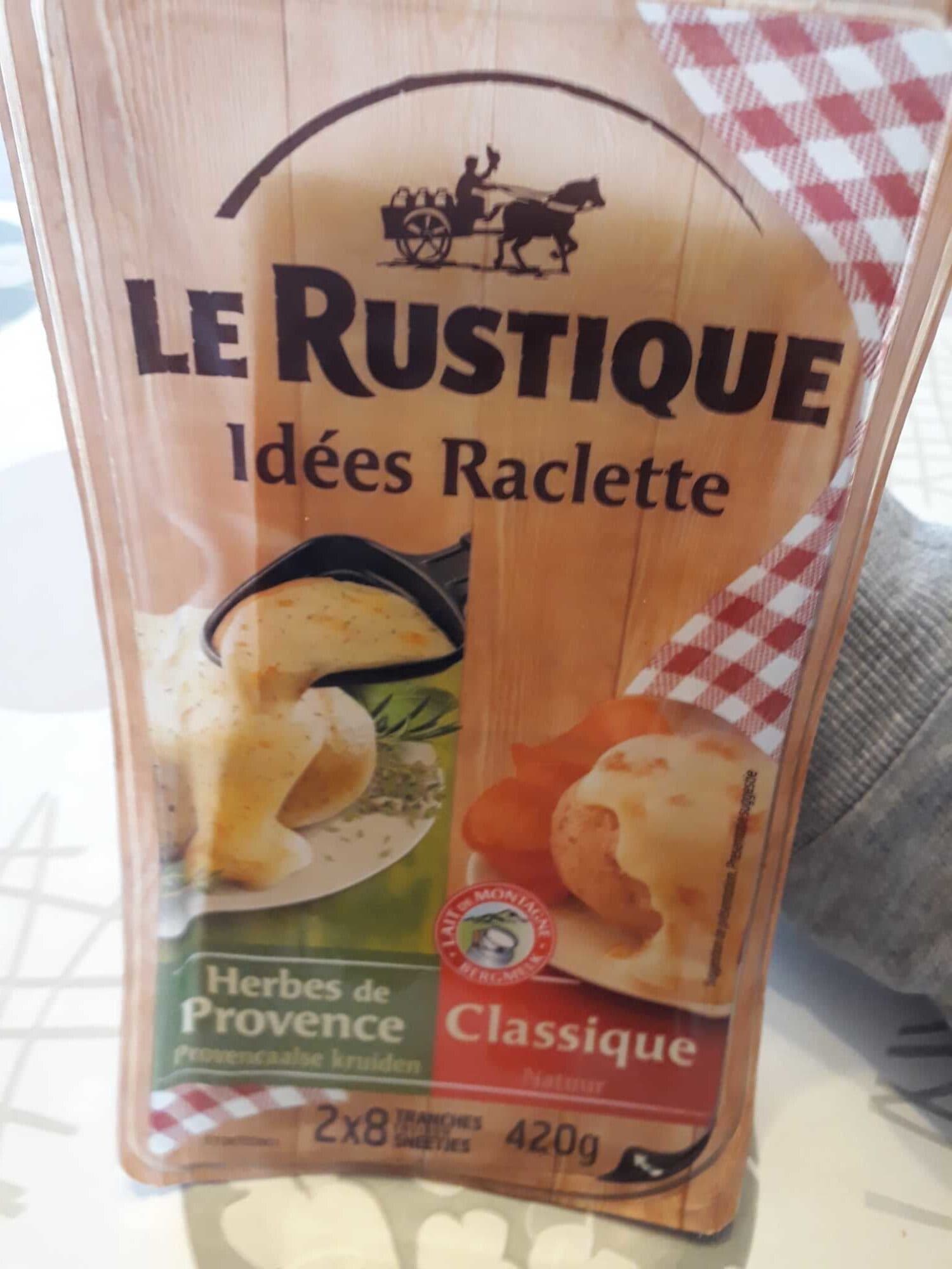 CF&R Idées raclette - herbes de Provence / classique packshot