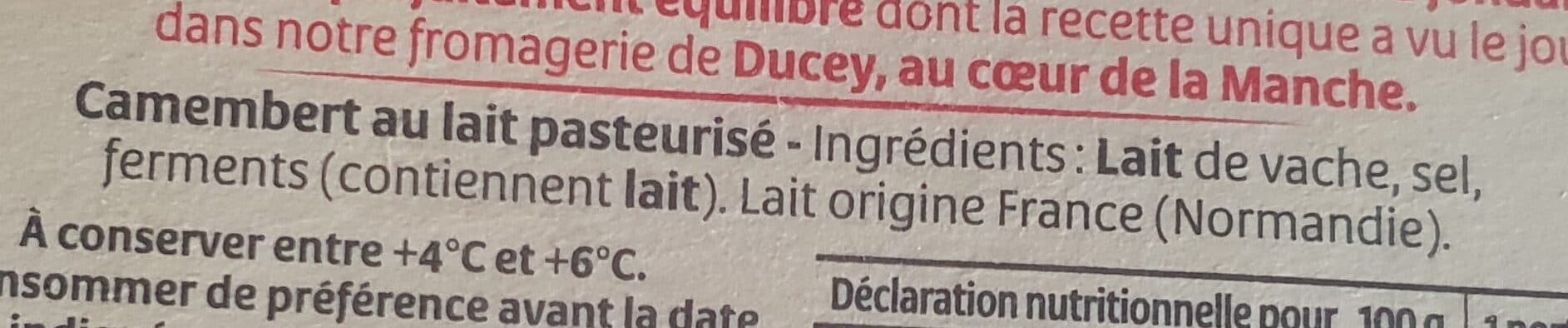 Cœur de Lion Camembert packshot