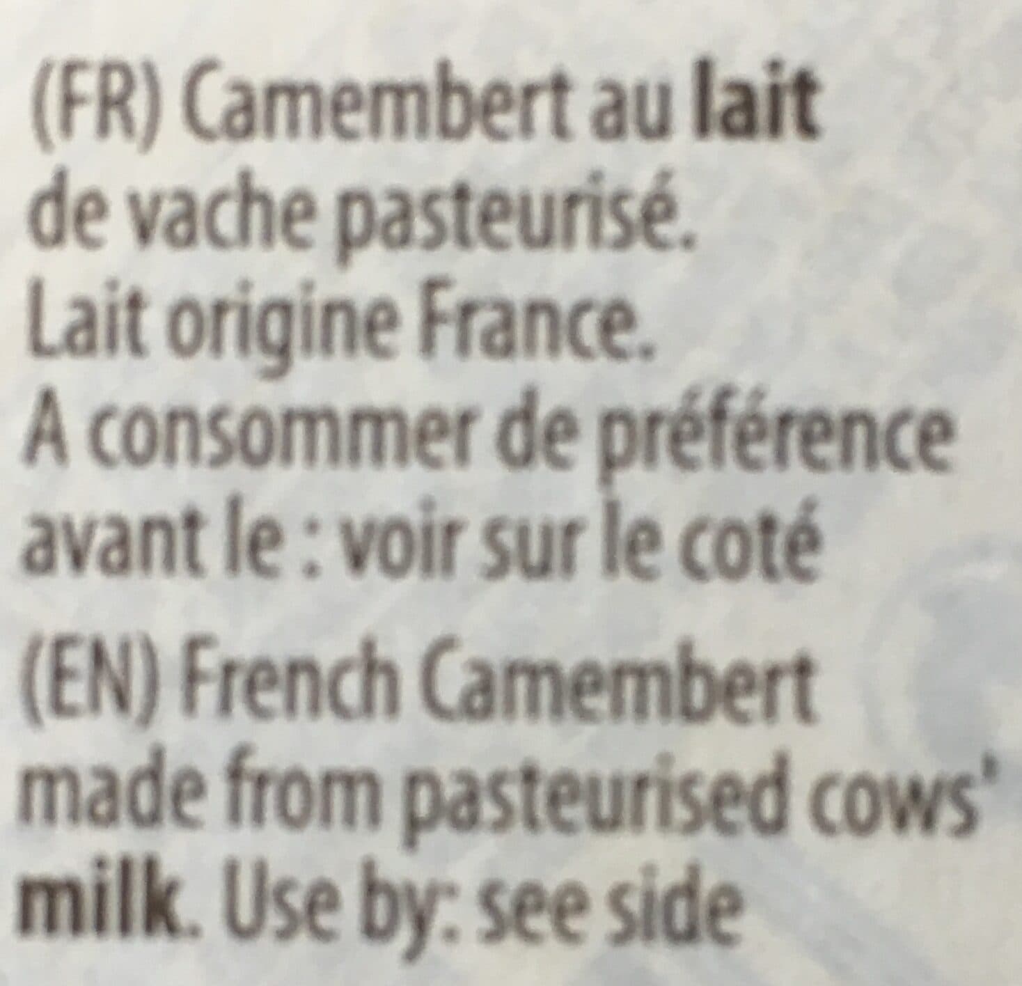 CF&R Camembert packshot