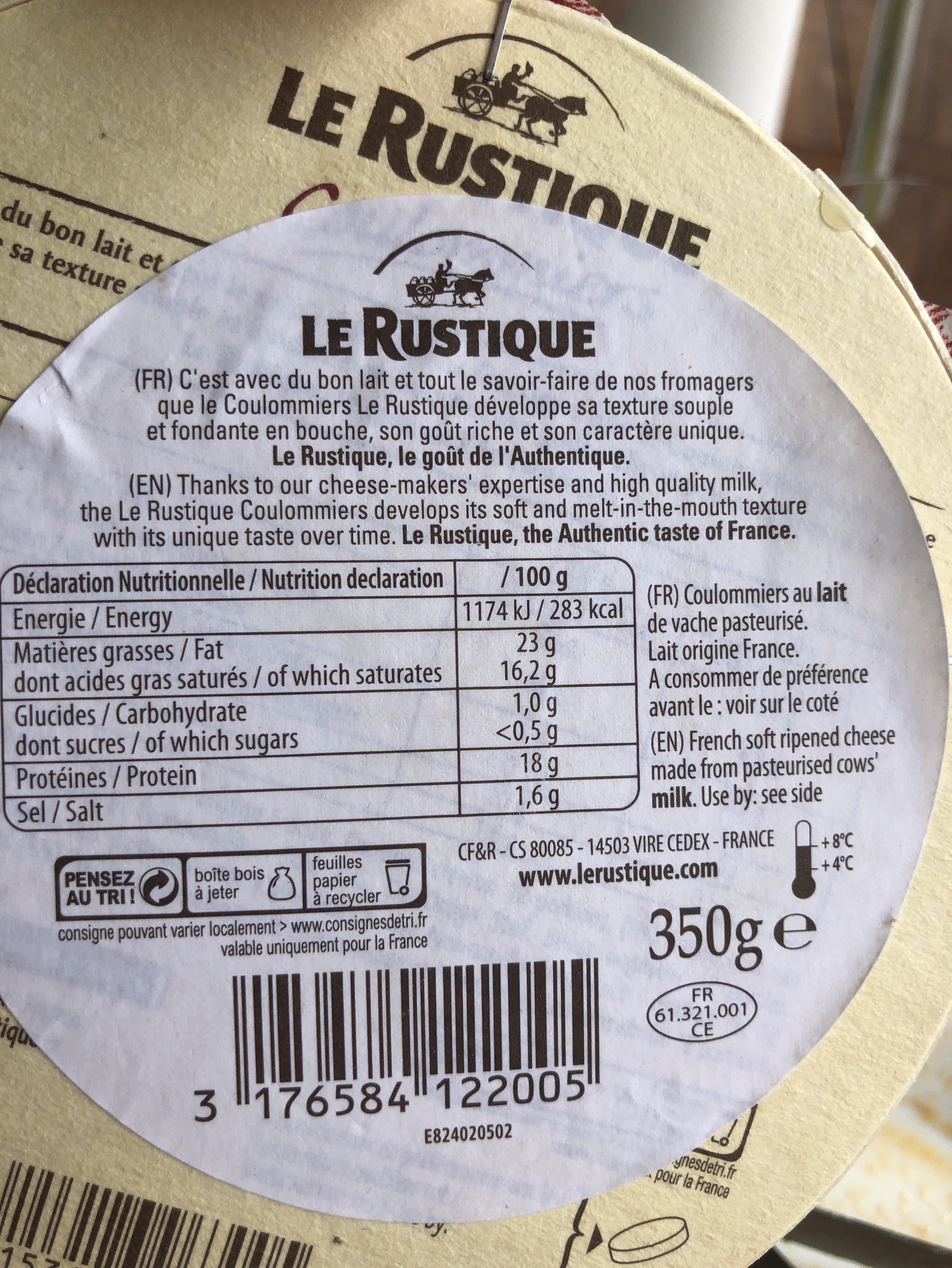 Coulommiers Coul rustique packshot