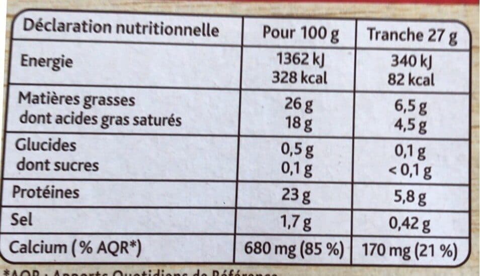RichesMonts La Raclette Classique (26% MG) Format familial packshot