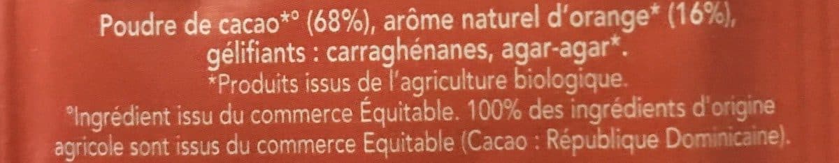 NAT-ALI Bio-flan non sucré Cacao / Orange packshot