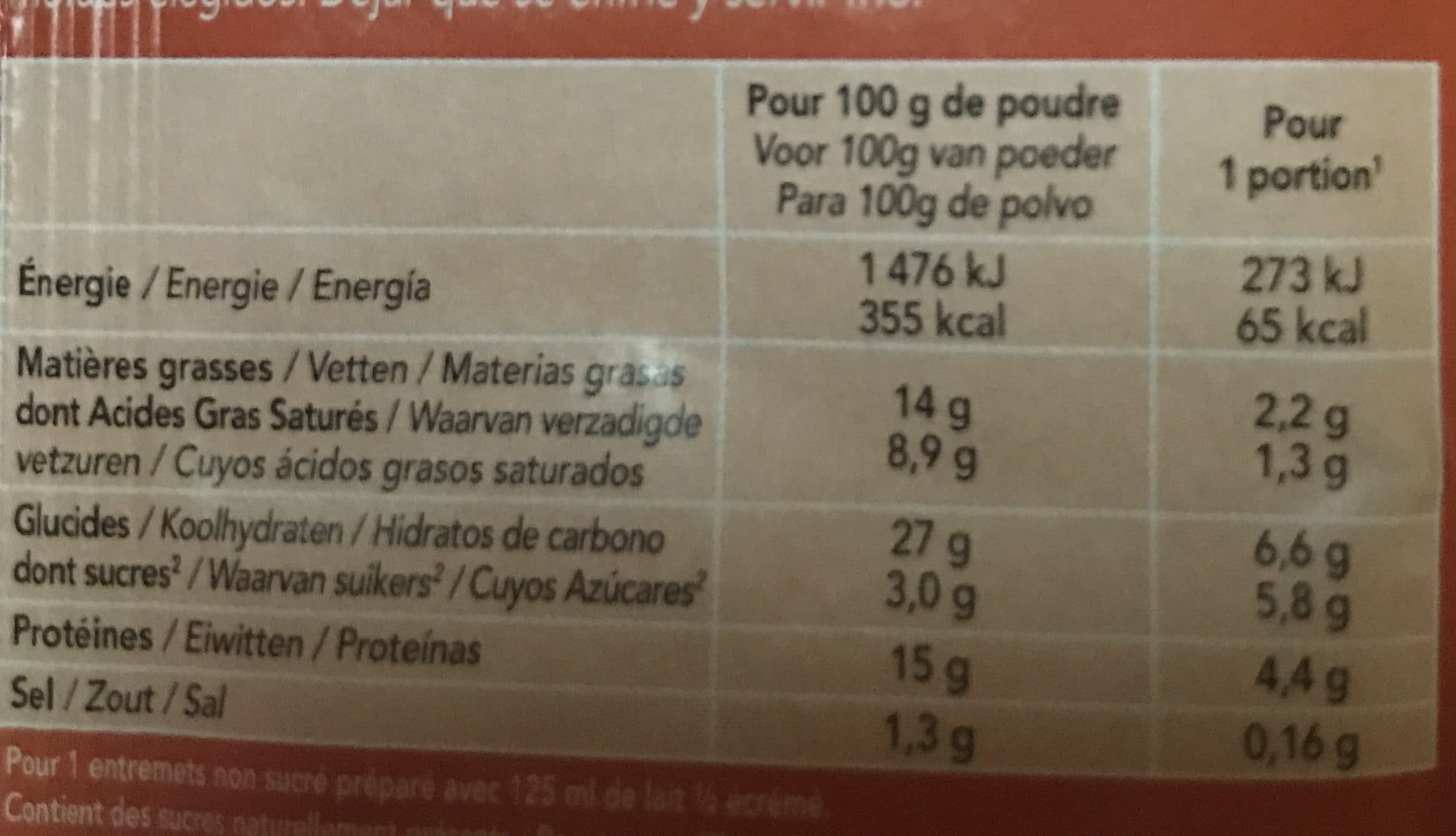 NAT-ALI Bio-flan non sucré Cacao / Orange packshot