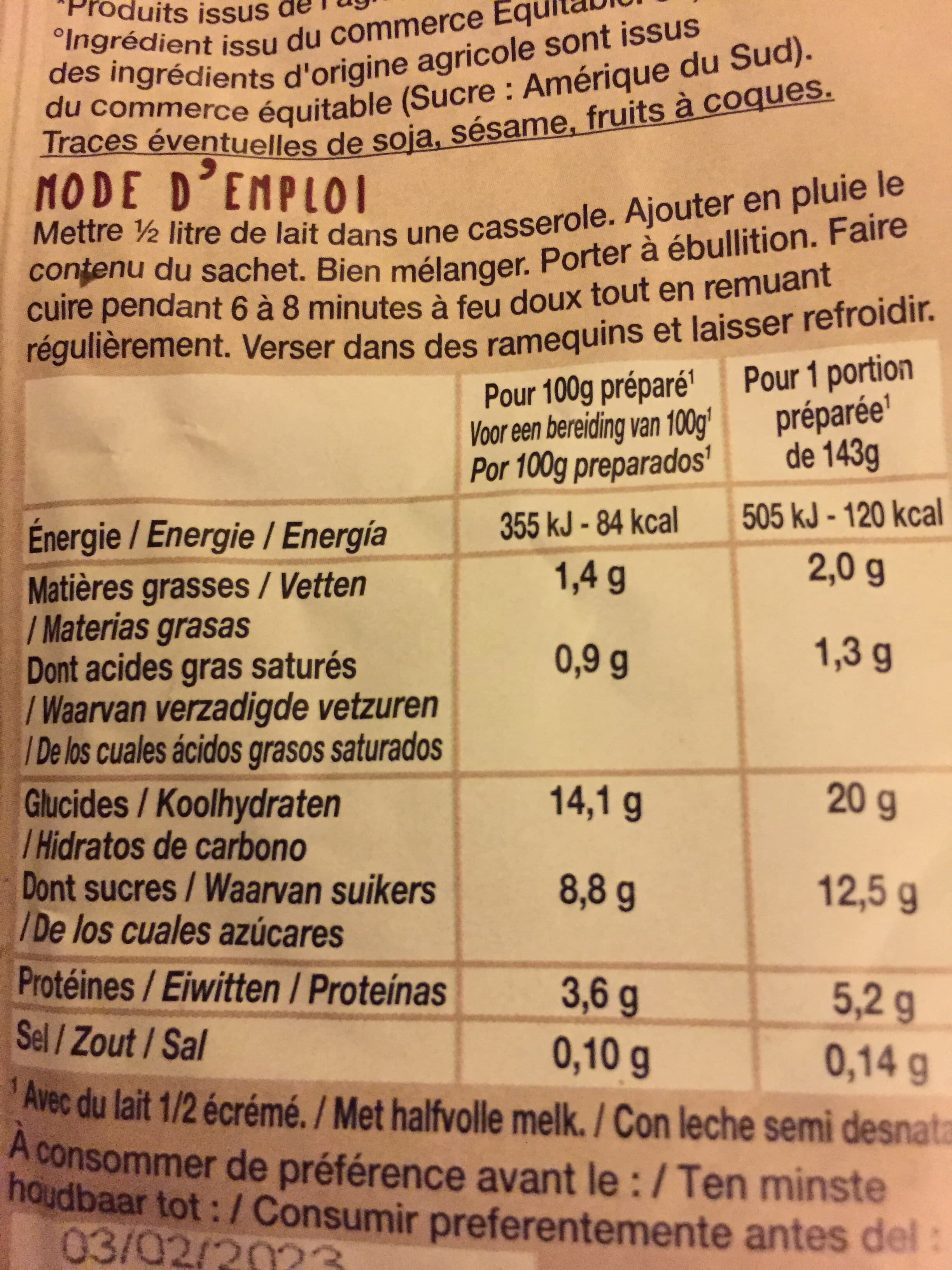 Natali Gâteau semoule de blé packshot