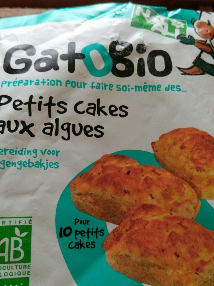 Open Food Facts Gatobio petits cakes aux algues packshot