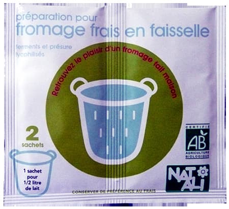 NATALI Préparation pour fromage frais en faisselle packshot