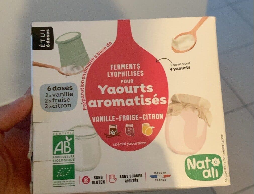 Natali Ferment aromatisés packshot