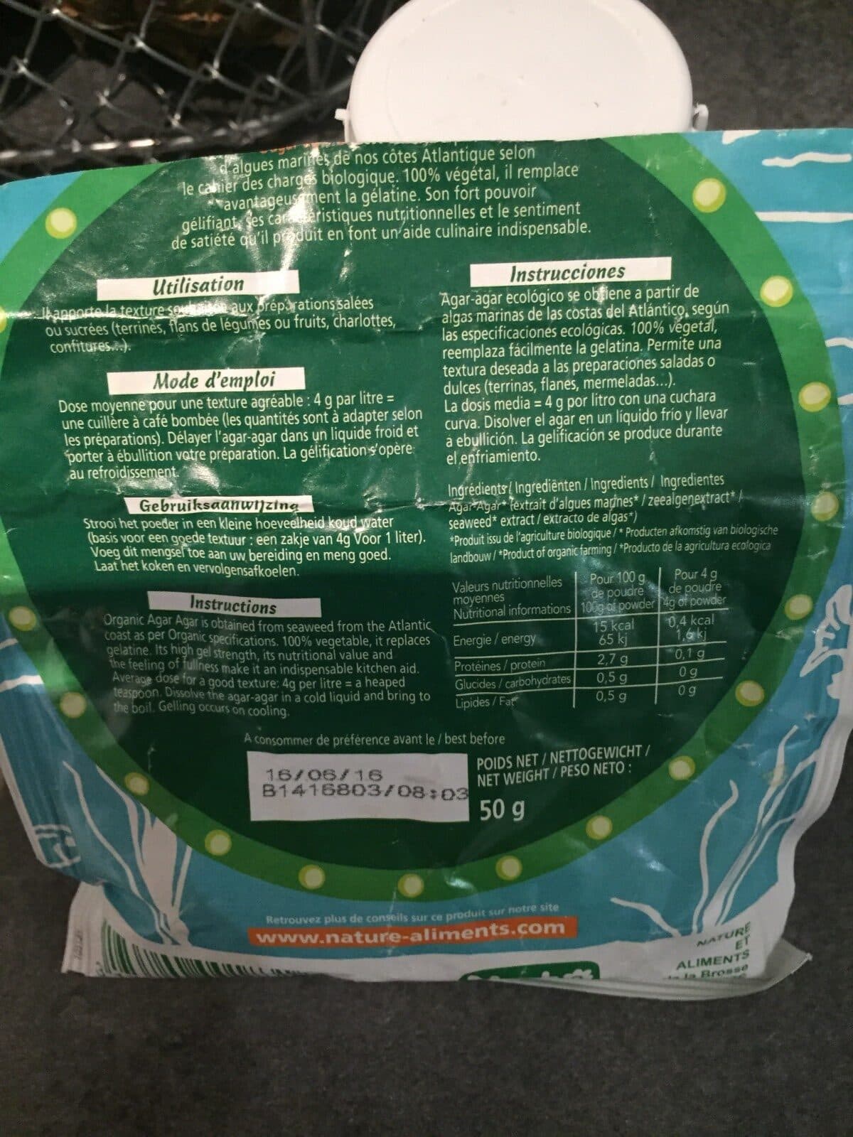 Natali Agar-agar Poudre packshot
