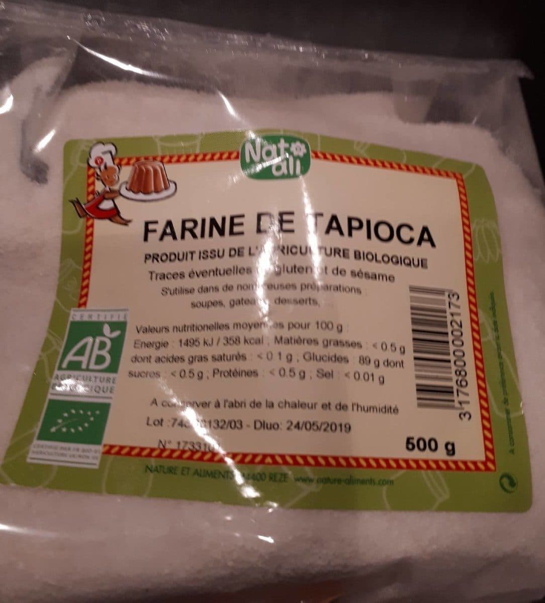 Nature Et Aliments Farine de tapioca packshot