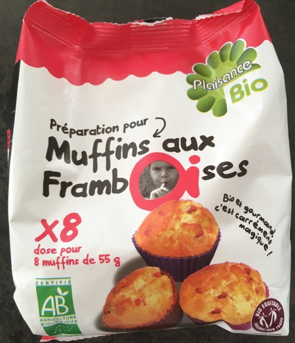 Plaisance Bio Preparation pour muffins au framboises packshot