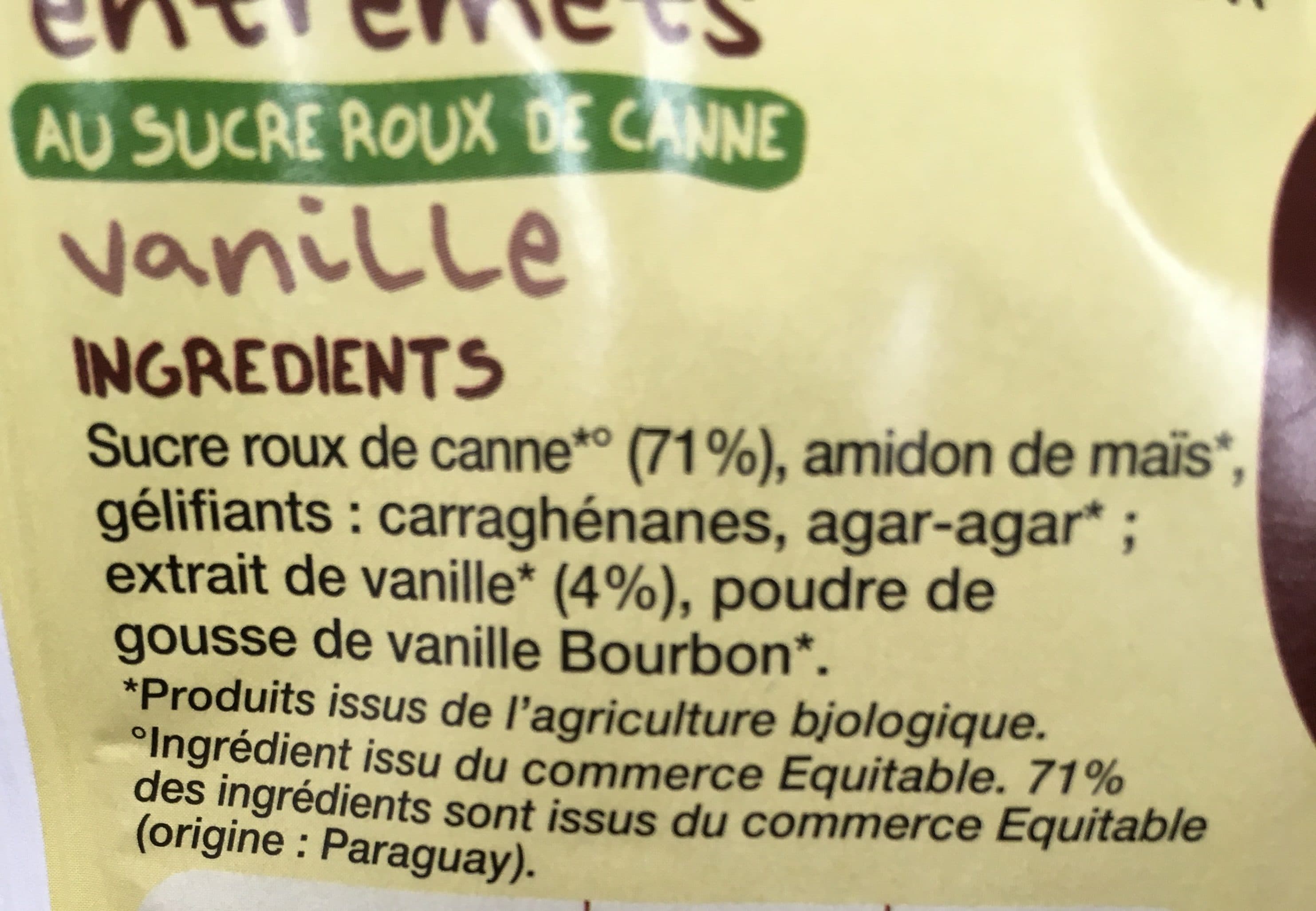 Bio PREPARATION POUR ENTREMETS BIO SUCRE 1/2L VANILLE packshot