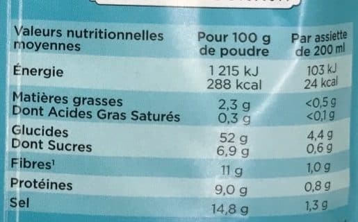 Plaisance Bio Potage instantané aux algues packshot