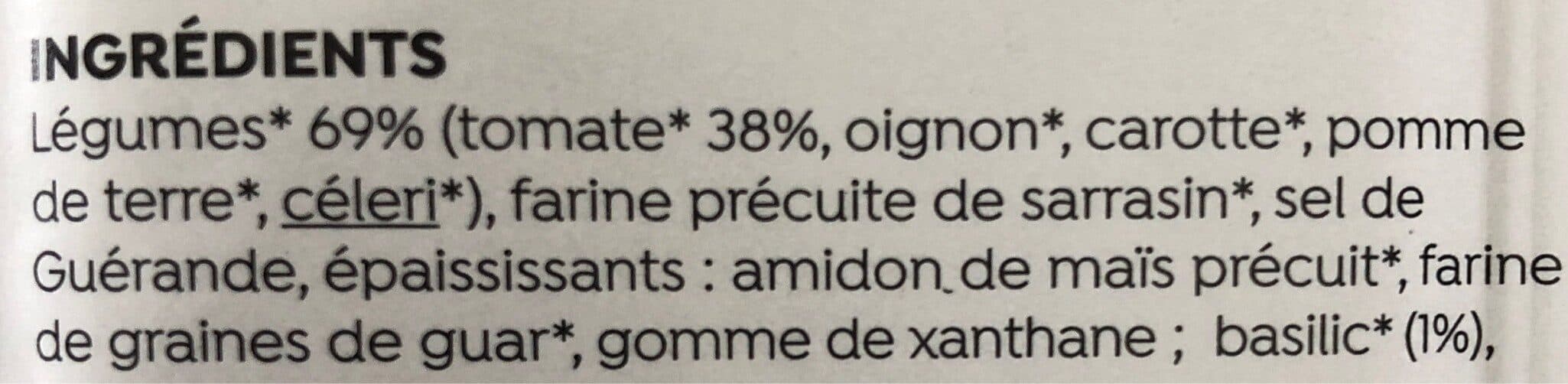 Natali Potabio Tomate Basilic Pauvre En Sel packshot