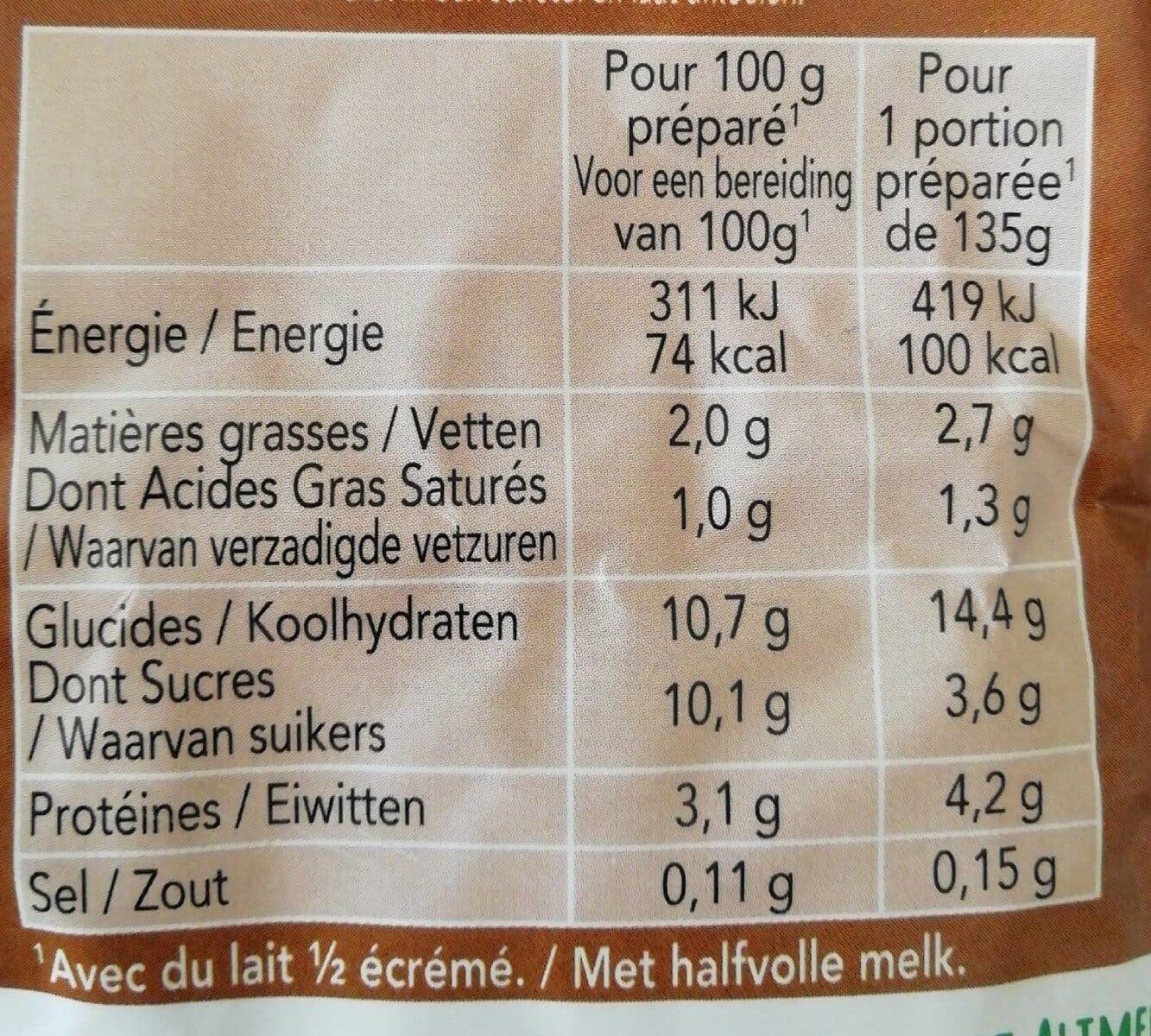 Natali Flan Aux Noisettes packshot