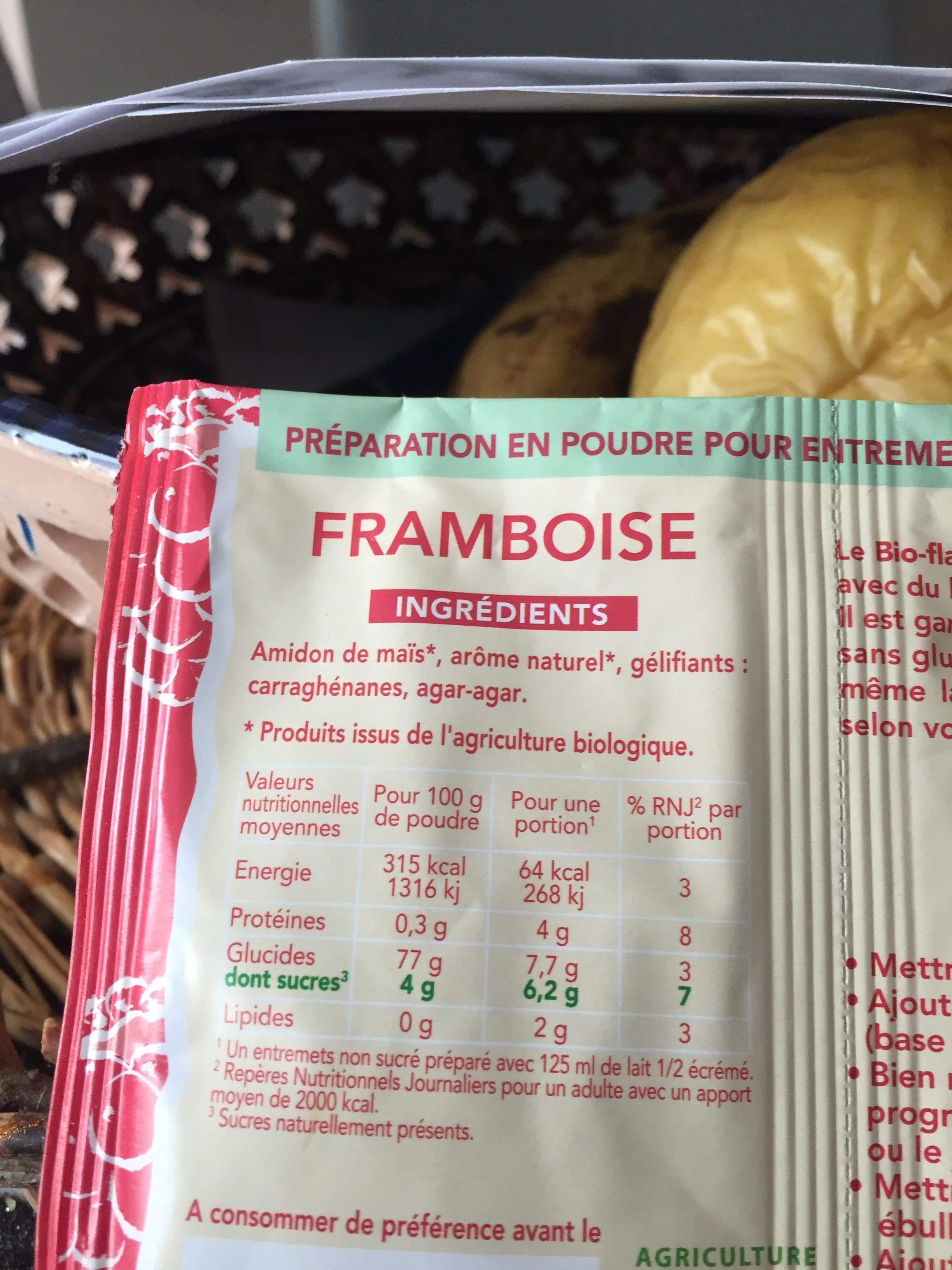 Natali 8G Bioflan a La Framboise packshot