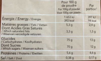Nat ali Bio flan chocolat packshot