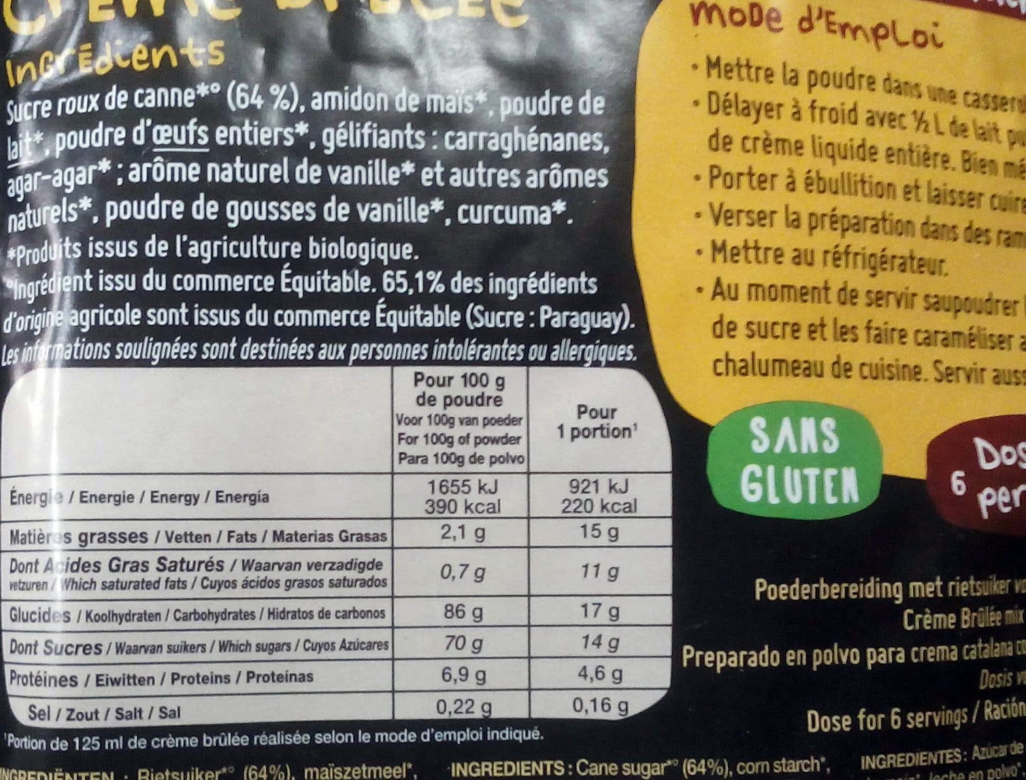 Nat Ali Creme Brulée packshot