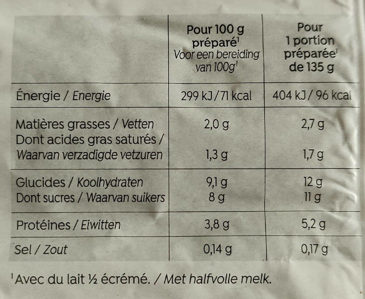 Nat Ali Crème dessert Chocolat Intense packshot
