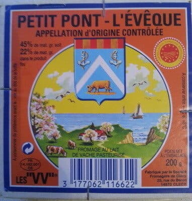 Les "VV" Petit Pont-L'évêque (22% MG) packshot
