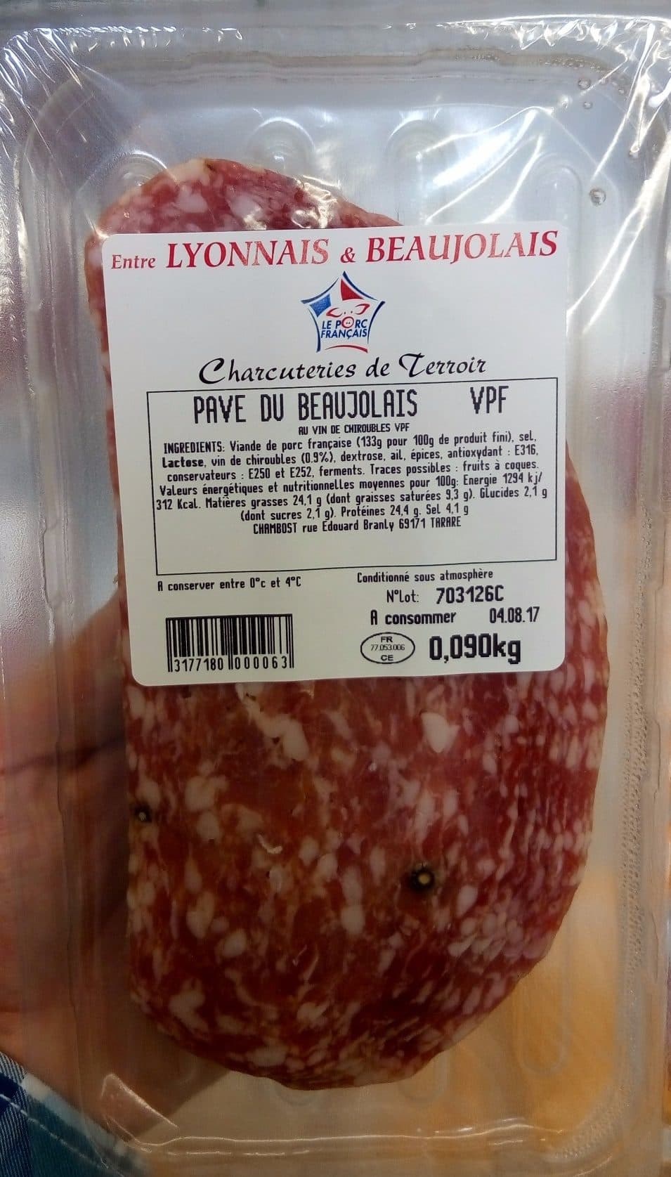 Entre Lyonnais & Beaujolais Le pavé du Beaujolais packshot